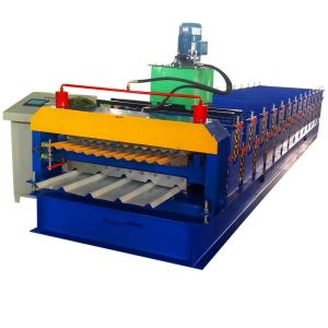 Buy cheap High Productivity Double Deck Roll Former Double Layer Roll Forming Machine 380volt product