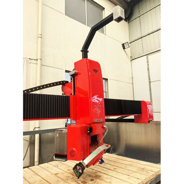5 Axis 15kw Bridge Cutting Machine for Stone Customizable CNC Machine with Maximum Cutting Length Stone Machinery