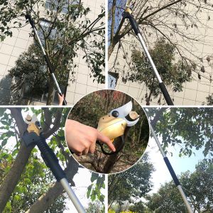 Swansoft 30mm 36V 45mm Lithium Battery Cordless Garden Pruner Scissors Electric