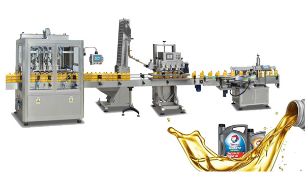 Factory Price Cheap Automatic Lube Oil Jerrycan Filling Machine line