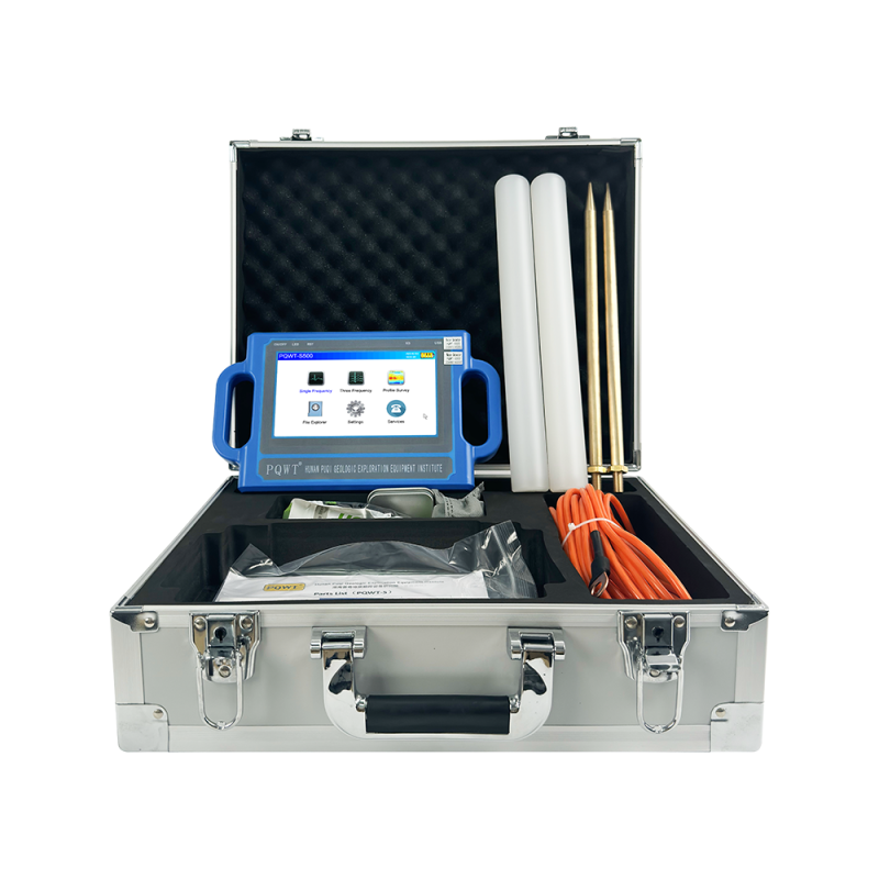 PQWT S300 Ground Water Detector with Multiple Language Support 2-Year Warranty and Rechargeable Lithium Battery for Borehole Drilling