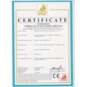 Qingdao Sanweihe Machinery Manufacture Co., Ltd. Certifications