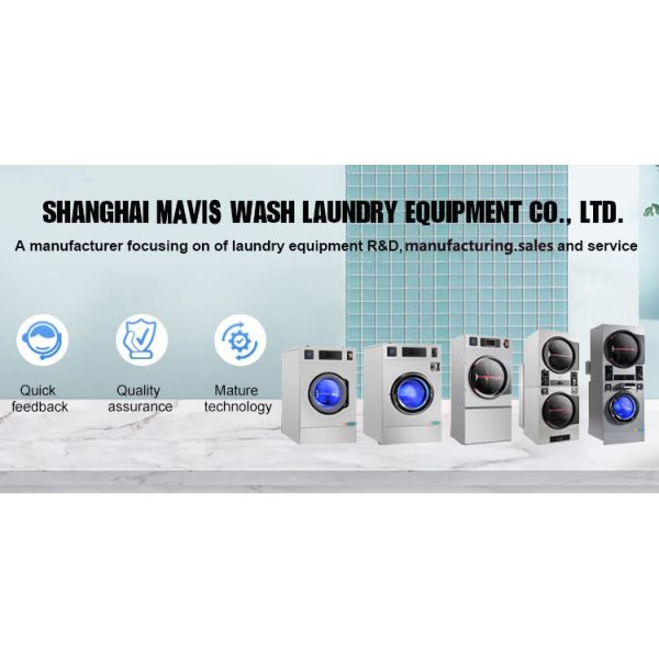 Fully Automatic Commercial Laundry 22kg*2 Stack Tumble Dryer Machines for Home University Hotel