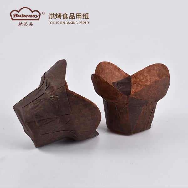 Lotus Style Baking Cups High-Temperature Resistant Paper Liners FDA & FSC Certified Baking Paper Colorful Lotus Baking Cups