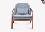 Wood Structure Modern Sofa Chair , Leisure Sofa Chair Custom Frame Color