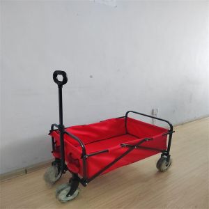 Buy cheap Easy Folding Beach Wagon 600D PVC Folding Wagon For Groceries Small Wheel Size product