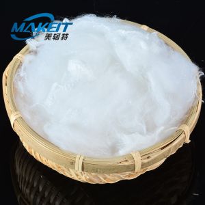 100% Polyester 0.9d Eiderdown-Like Polyester Staple Fiber For Pillow Filling