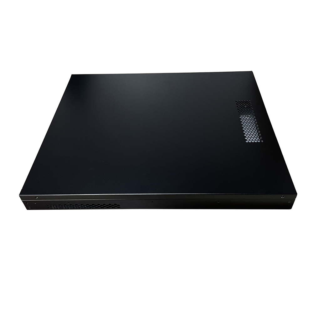 1u Computer Rack Server Chassis For Gaming Pc Shell Black Powder Coating