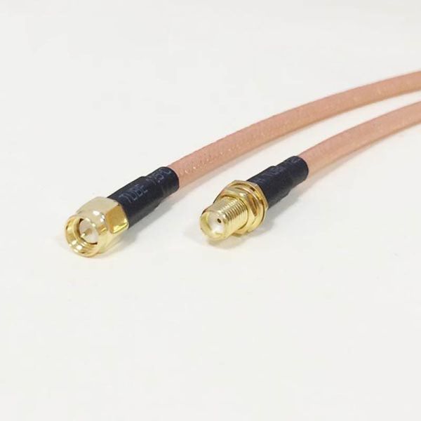 SMA cable connector close-up