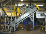 304 Stainless Steel 150 KW Polythene Bags Recycling Machines 300 Kg / H Full