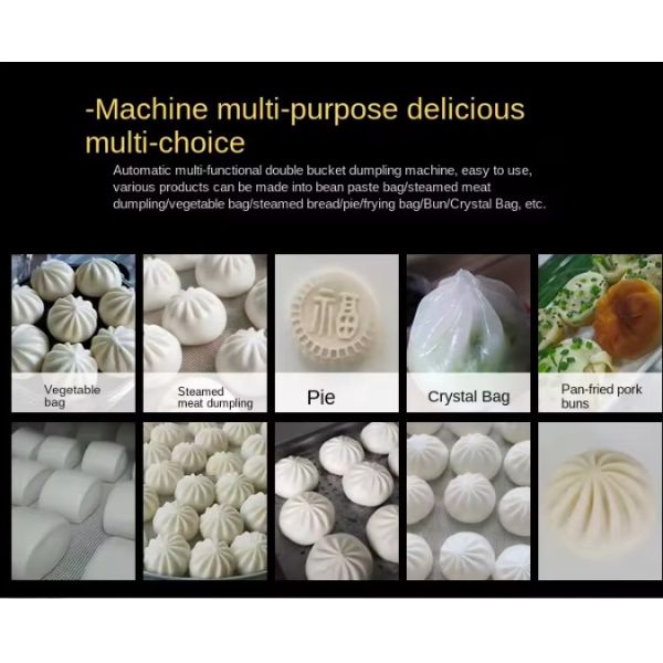 Automatic Small Bun Baozi Momo Make Machine / Steamed Bun Dimsum Making Machine