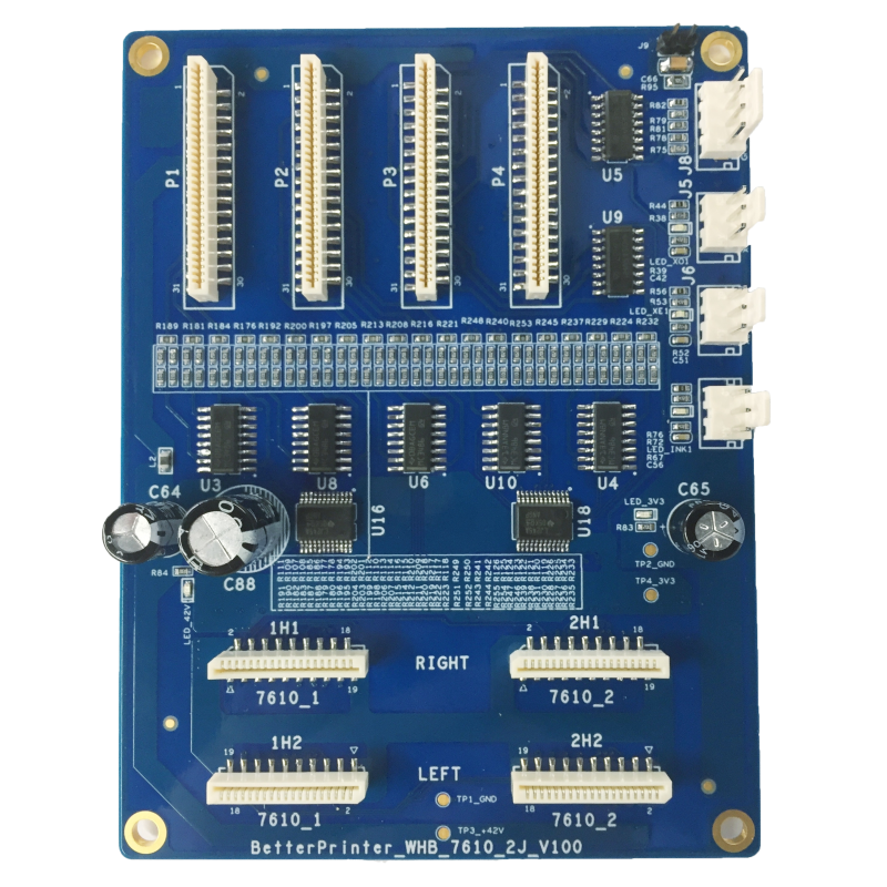 Inkjet 7610 double head low cost inkjet printer Board kit use for White ink pyrography Printer