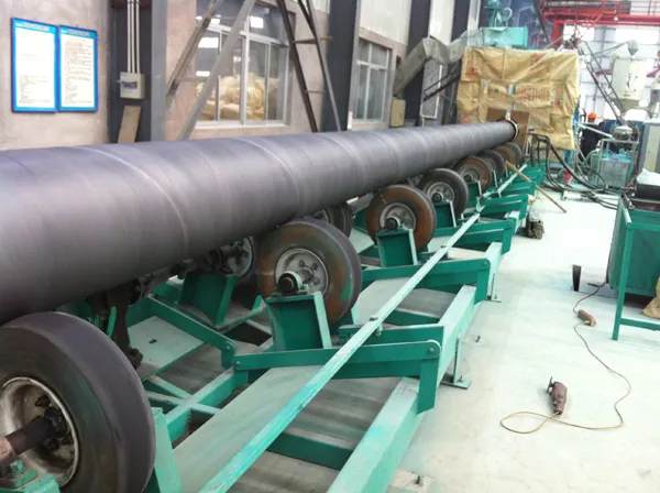 Automatic PLC Controlled 3LPE Coating Pipe Production Line for 50-4200 mm Pipeline Diameter Anti-Corrosion
