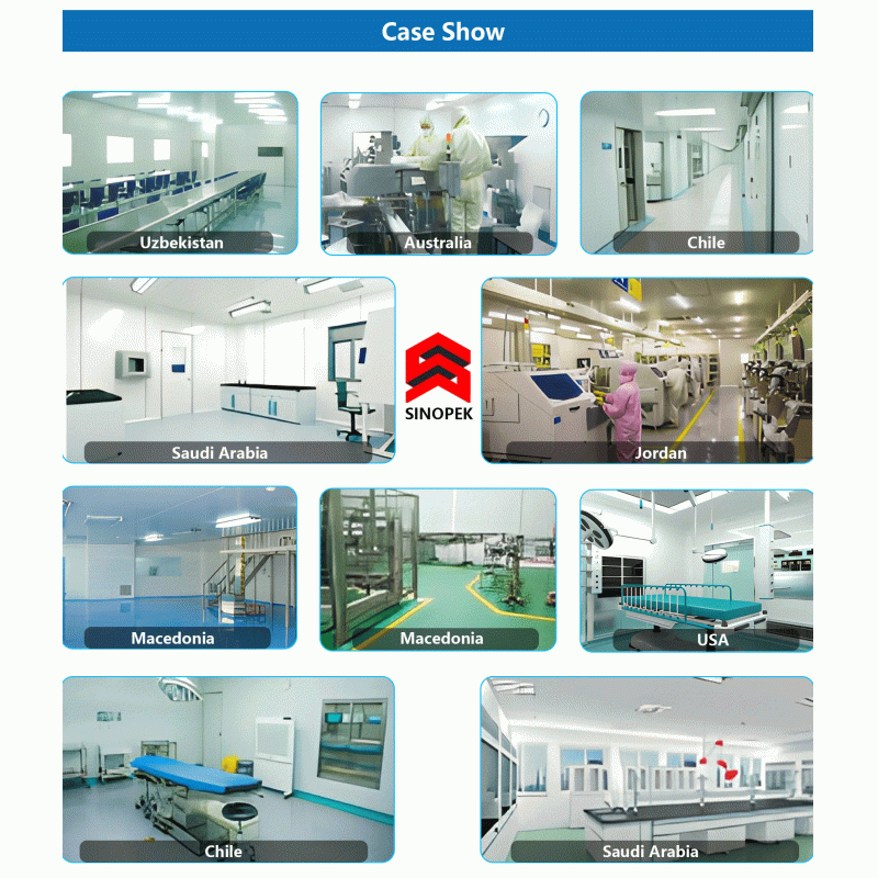 Machine-made Modified Polystyrene Cleanroom Panel | Class A Fireproof