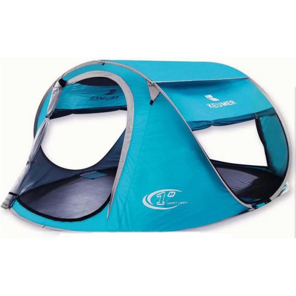 Convenient Pop Up Beach Tent , Instant Camping Tents With Sunshade Cover