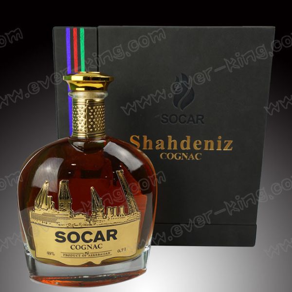 Customed Size Papercard Wine Glass Packaging Boxes For Brandy Spirits