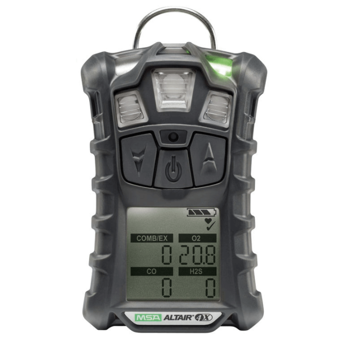 MSA Altair 4XR Multigas Detector O2 H2S CO Flam CH4 C/W