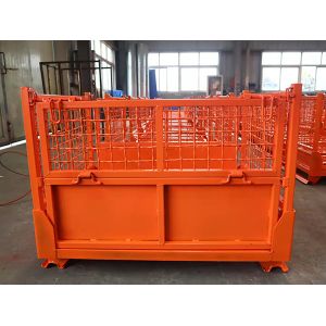 Buy cheap Customized Foldable Collapsible Pallet Cage Efficient Storage Solution product