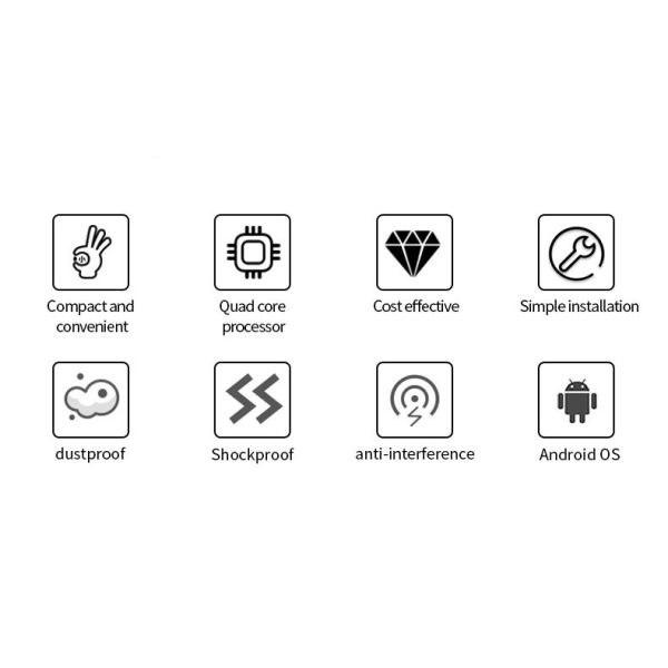 2GB Ram Laptop Video Player Box For Screens Advertising 350cd/M2