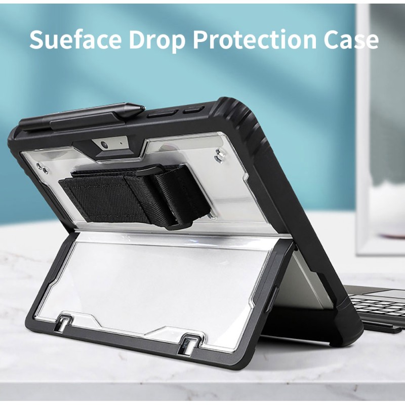 Clear Anti Drop Case for Microsoft Surface Pro 9 8 7 6 5 4 3 2 1 Go Transparent Cases 10.5 Back Protective Pbk150 Laudtec