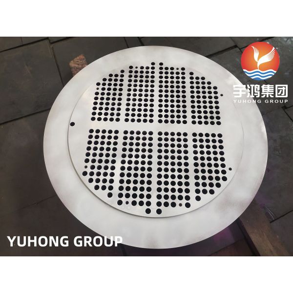 ASTM A182 F304, 1.4301, UNS S30400 Forged Stainless Steel Tubesheet For Heat Exchanger