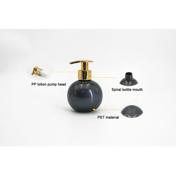 Gray Blue 24mm Bulb 180ml Empty Lotion Containers