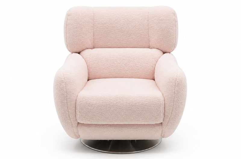 Modern Recliner Sofa Upholstered Lounge Chair Zero Wall