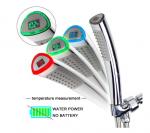 JK-2600 LED Thermometer Handheld Shower Heads Water Powered Light to Display