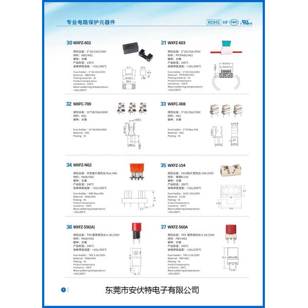 Motorcycle IP68 Rated High Power Auto Blade Fuse Holder WXFH-DFS101 For Maxi Car Fuse 120A 86V