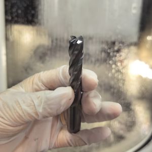 Buy cheap Smooth Finish Solid HM Flat Bottom Drill Bit Anti Vibration For Aluminium Copper Brass product