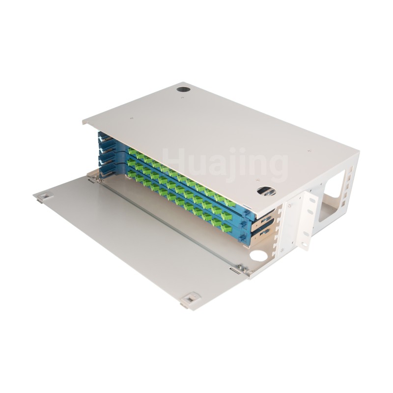 ODF Fiber Optic Distribution Unit With Cable Fixation Protection Multiplex Distribution Frames