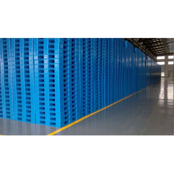 Rubber Pallet Iso Pvc Plastic Industry Pallet Blue or any Other Requested Color Promote List Nepal Size 1450 a 1200 a 150 Mm 1T