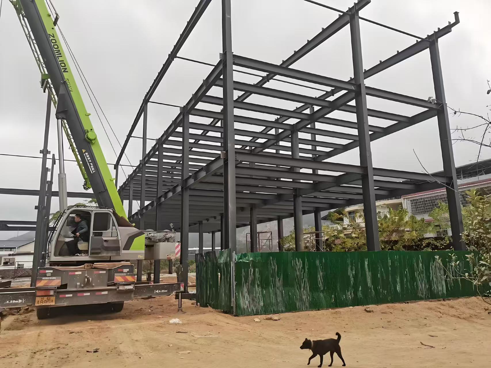 Buy cheap Eco Friendly Metal Prefab Fire Resistance Q355 Prefabricated Warehouse Building from wholesalers