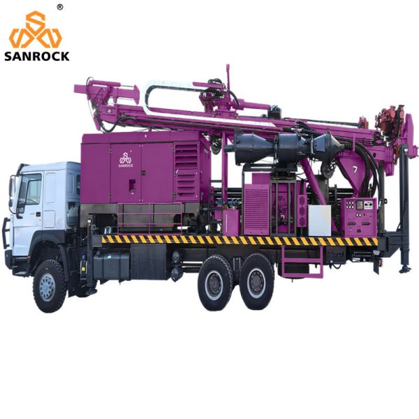 Truck Mounted Water Well Drilling Rig Geological Exploration Reverse Circulation Drilling Machine