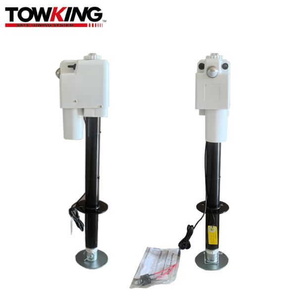 24" A Frame Electric Trailer Jack 3500lbs With LED Night Lights