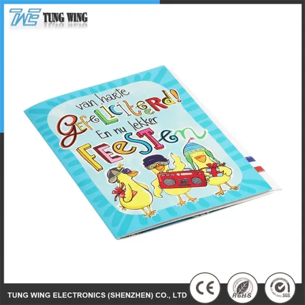 Customized Portable Board Book Square Sound Module product display