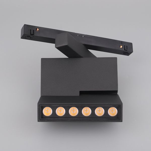 Interior Design Linear LED Track Light Suspension Mount Installation