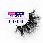 Soft Cotton Band 6D Mink Lashes Siberian Fur Material Easy Applying 25 Times Use