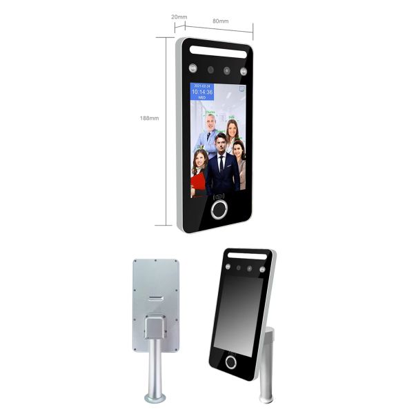 TCP/IP WiFi Cloud Access Control System Multi-Person Face Recognition Biometric Time Attendance Night Vision 5000/10000