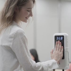 0-99 Adjustable Sensitivity 3W Walk Through Temperature Scanner