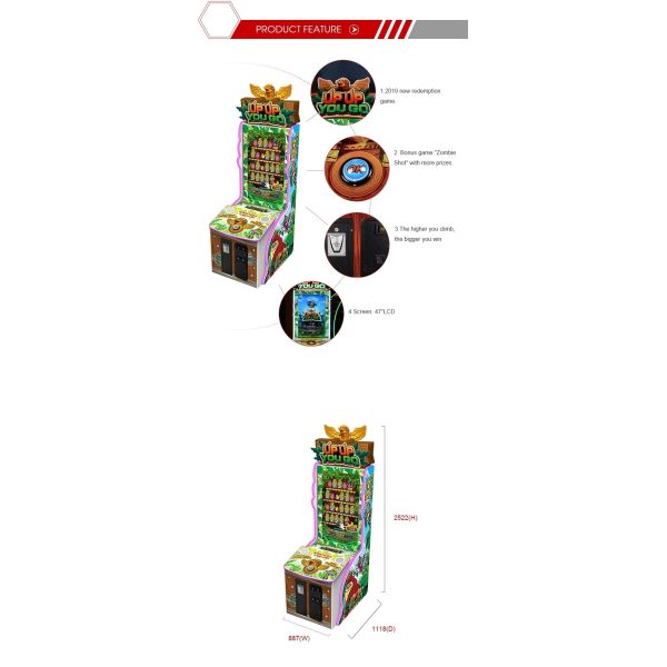 Classic 350W Redemption Arcade Machines For Children In Club And Bar