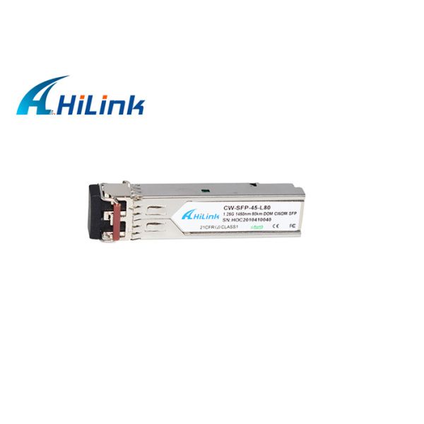 CWDM 1270-1610nm 1.25G 80KM SFP SMF Transceiver 1000base