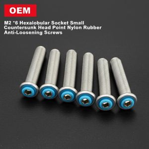 M2x6mm Hexalobular Socket Countersunk Head Anti-Loosening Screws