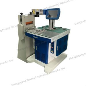 Industrial PA Material 40watt Laser Code Printer Static Marking Machine
