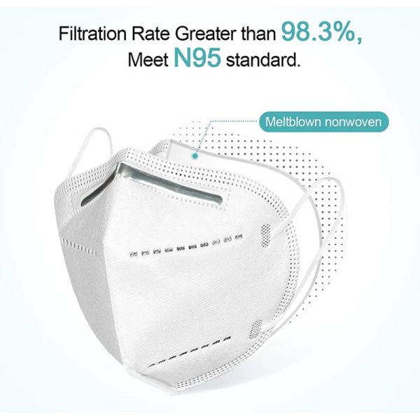 N95 Ffp2 Kn95 Anti Flu Coronvirus N95 Mask Disposable Medical Surgical Respirator Face Masks