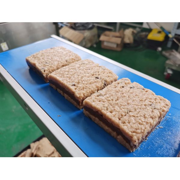 Three Layer Protein Bar Production Line 220V Papa Encrusting Machine System