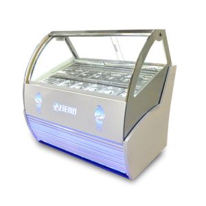 Italian Ice Cream Display Refrigerator -18°C~-22°C Gelato Display Freezer