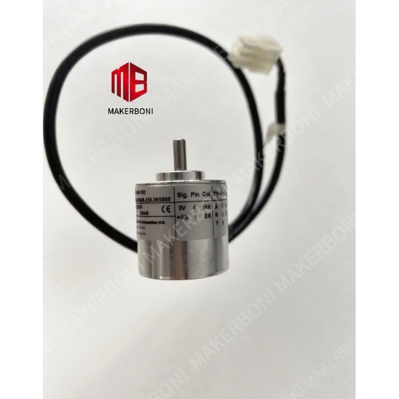 High-Precision 250 PPR Industrial Encoder (101-909-162) - Molex Connector for CNC & Auto-Cutters