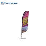 10ft 3m Custom Flag Banners For Auto Shop Display Scratch Resistant Professional