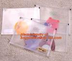 Office School Supply A4/5/6 Plastic PVC Document Bags With Zipper File Folder